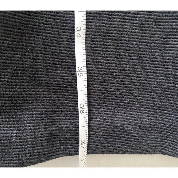 Talbots Black Short Sleeve LBD Stretchy Career Mini Dress Beaded Neckline 8P - Picture 8 of 10